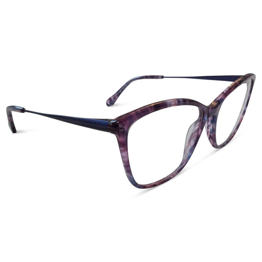 Charlie Brown 4378 Purple Tortoise optical frame, three-quarter view