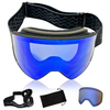 Powder King Magnetic Ski & Snowboard Goggles (2 lenses) eyewear - front view