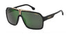 Carrera 1014/S three-quarter view - Colour: Black Gold - Lens: Green - Media: Original Carrera Ultra Polarised
