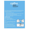 Optive Sensitive Preservative-Free Lubricant Eye Drops 30 x 0.4mL rear packaging information