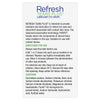 Refresh Tears Plus Lubricant Eye Drops 15mL rear packaging information