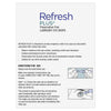 Refresh Plus Preservative-Free Eye Drops 30 x 0.4mL rear packaging information