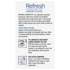 Refresh Contacts Eye Drops 15mL rear packaging information