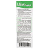 Blink Contacts Lubricating Eye Drops 10mL rear packaging information