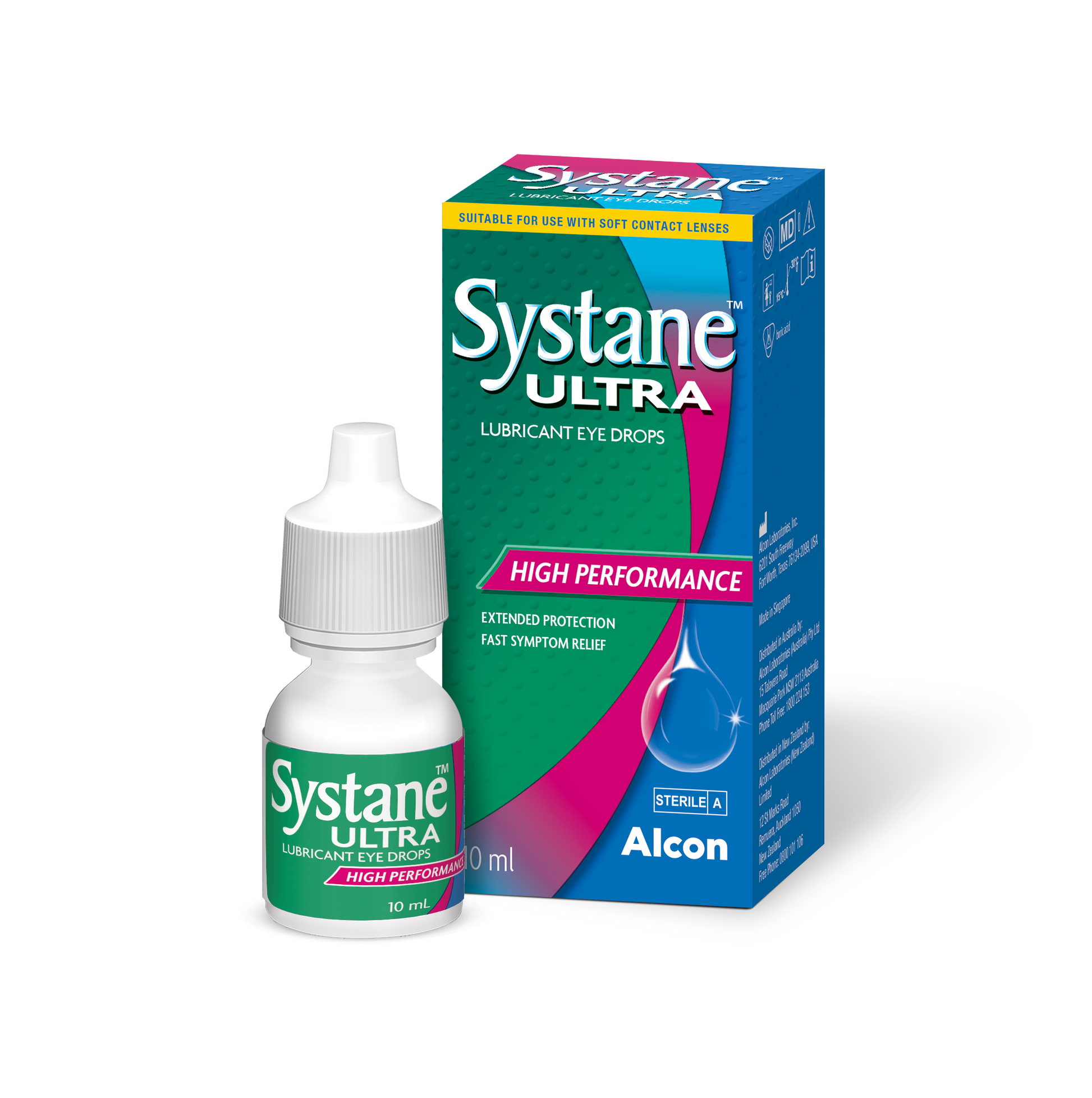 Systane Ultra Lubricant Eye Drops 10mL pack