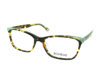 Bohème 1830 Tort and Opal Blue angled view showing temples