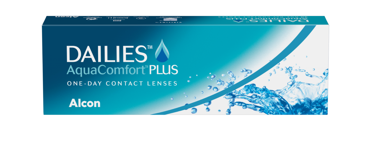 Alcon Dailies AquaComfort Plus - 1 Day contact lenses - sourced front