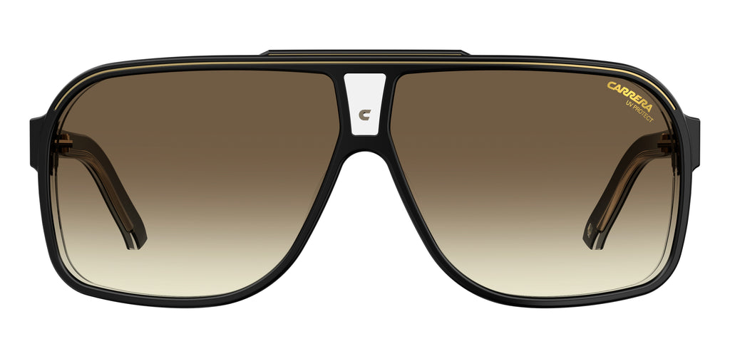 Carrera Grand Prix 2 sunglasses in Gold - side view - Colour: Gold