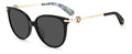 Kate Spade Kristina/G/S eyewear - front view - Colour: Black