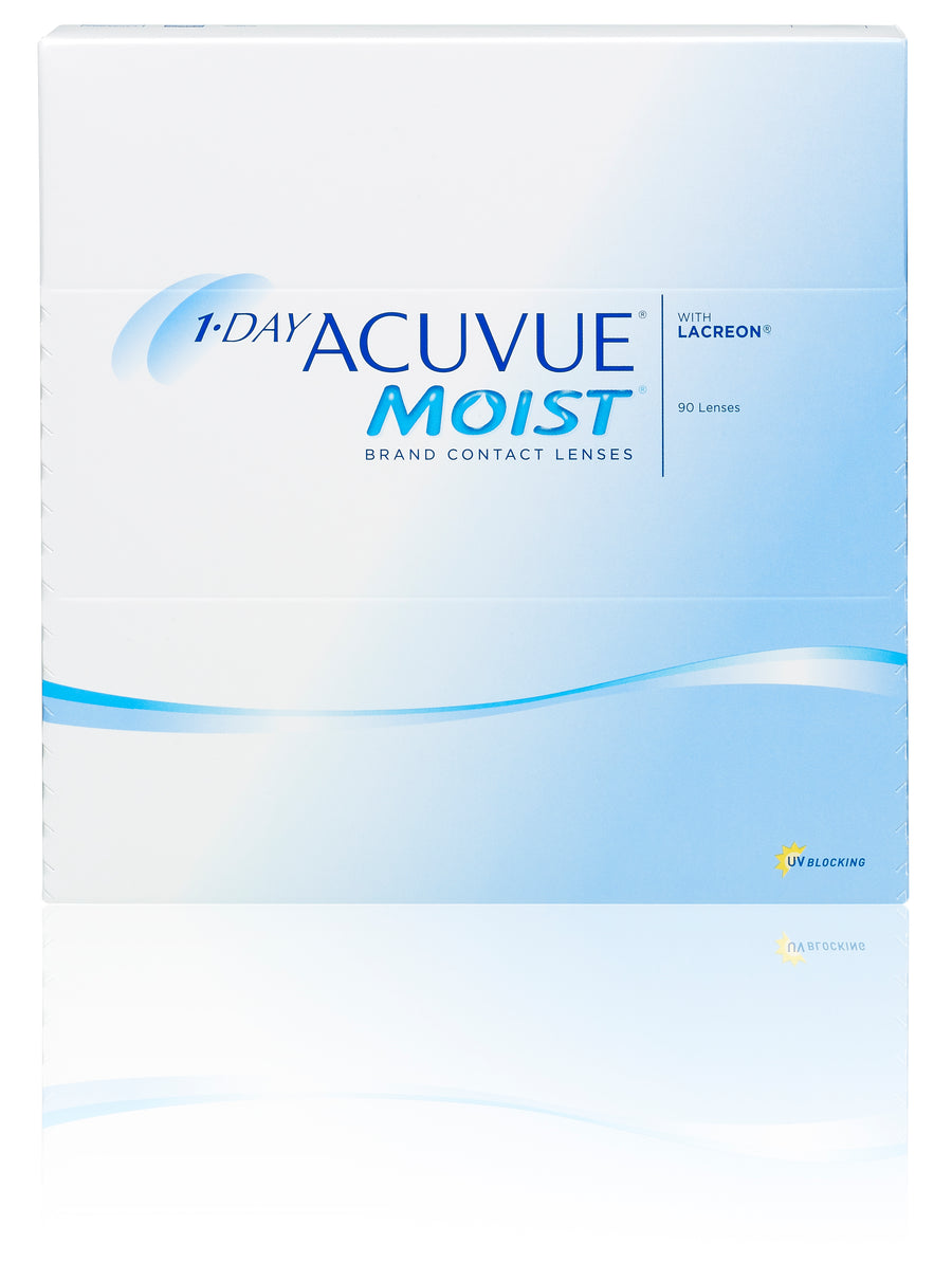 Acuvue Moist - 1 Day contact lenses - front view