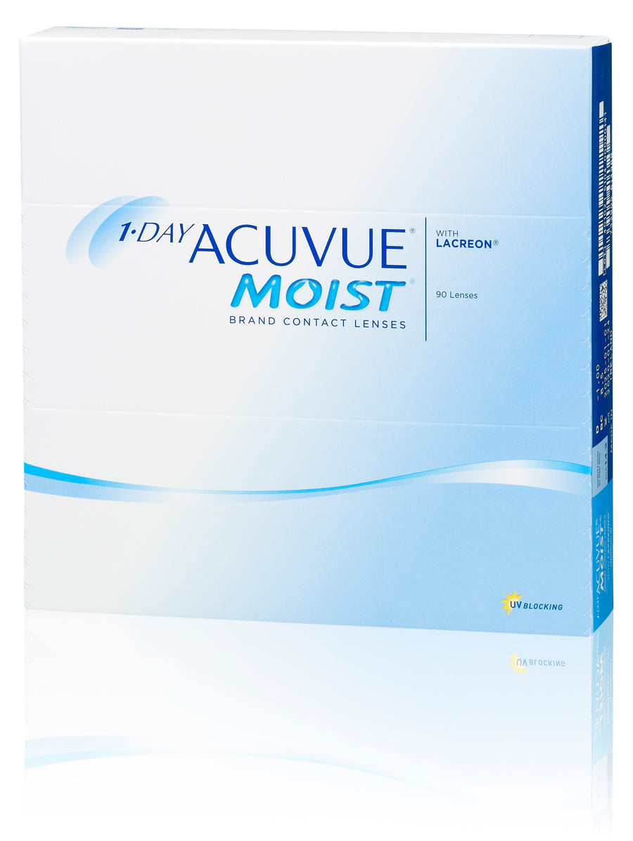 Acuvue Moist - 1 Day contact lenses - side view