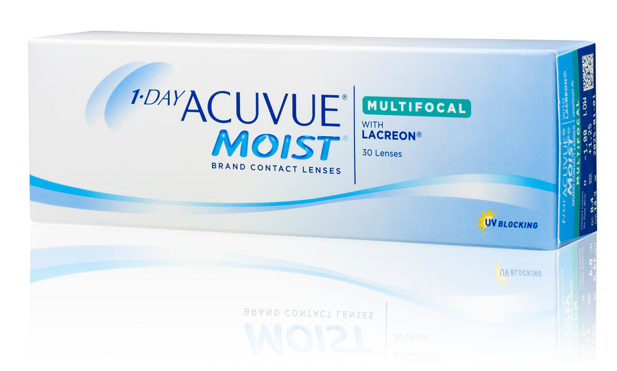 Acuvue Moist Multifocal - 1 Day contact lenses - side view
