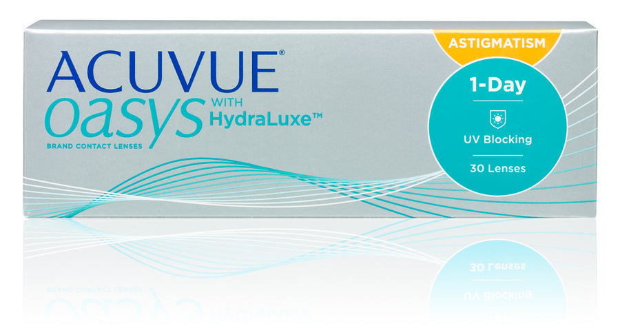 Acuvue Oasys For Astigmatism - 1 Day contact lenses - side view