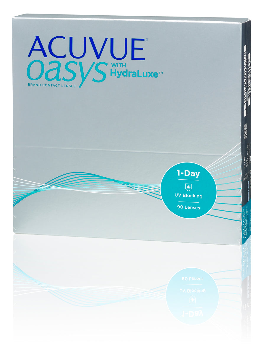Acuvue Oasys - 1 Day contact lenses - side view