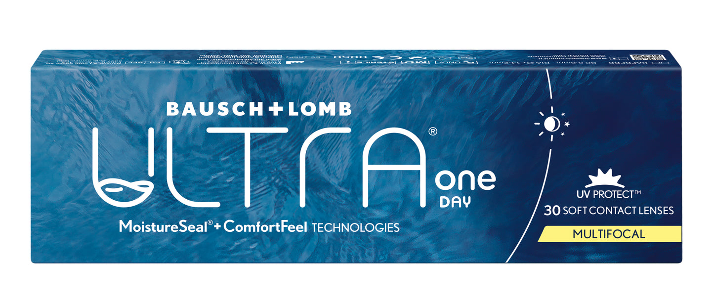 Bausch + Lomb ULTRA ONE DAY Multifocal 30 pack contact lenses