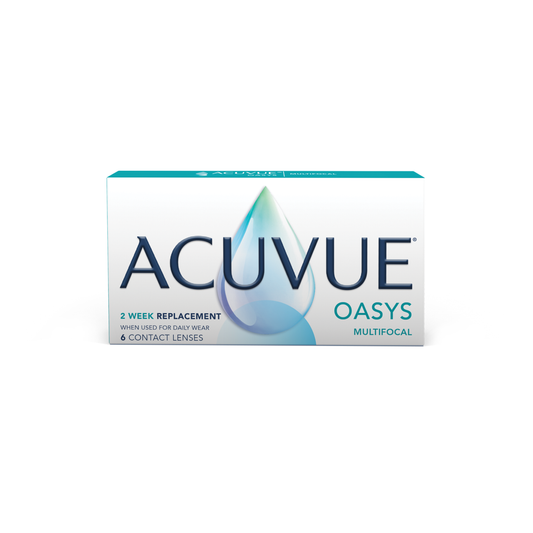 Acuvue Oasys Multifocal - Fortnightly contact lenses - front view