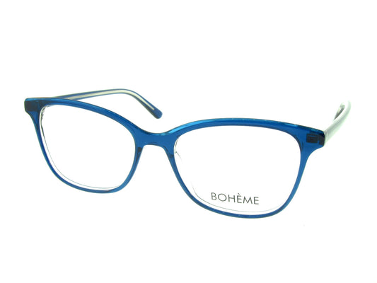 Bohème 1837 Crystal Blue angled view showing temples