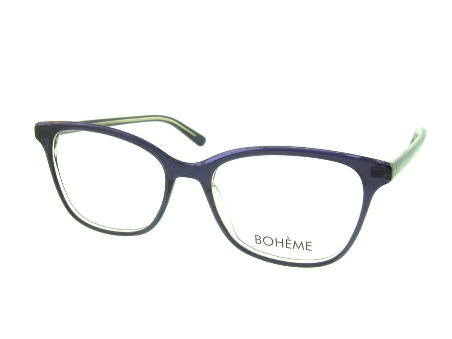 Bohème 1837 Crystal Purple angled view showing temples