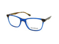 Bohème 1842 Blue with Brown angled view showing temples