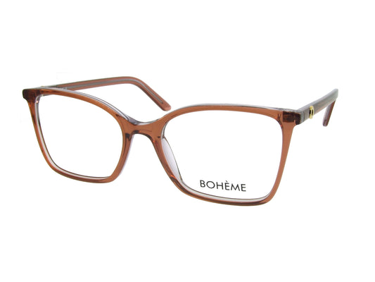 Bohème 1846 Crystal Rosewood angled view showing temples