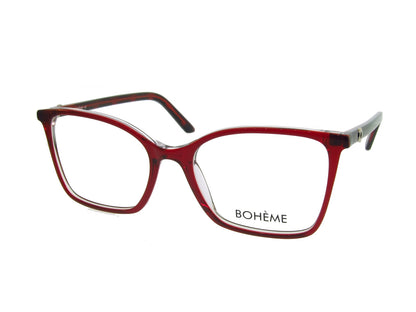 Bohème 1846 Cherry Red angled view showing temples