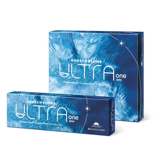 Bausch + Lomb ULTRA ONE DAY contact lenses packshot
