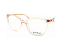 Bohème 1818 Pink optical frame, three-quarter view