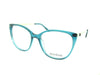 Bohème 1818 Teal optical frame, three-quarter view