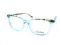 Bohème 1825 Crystal Aqua & Tortoise optical frame, three-quarter view