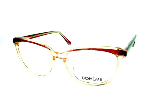 Bohème 1825 - Crystal Peach & Red