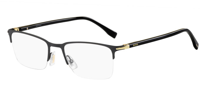 BOSS 1007/IT Matte Black / Gold optical frame