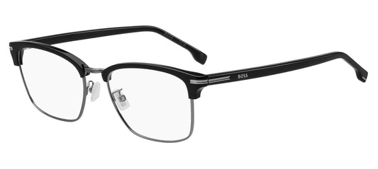 BOSS 1794/F Black Gunmetal angled view showing temples