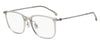 BOSS 1878/F Clear Grey Gunmetal angled view showing temples