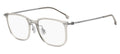 BOSS 1878/F Clear Grey Gunmetal angled view showing temples