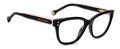 Carolina Herrera HER 0317/G Black Pink angled view showing temples