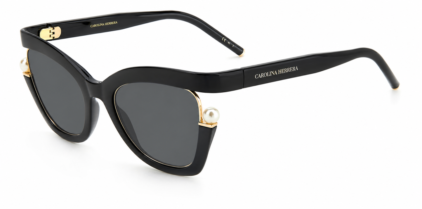 Colour: Black - Custom Polarised - Grey solid tint