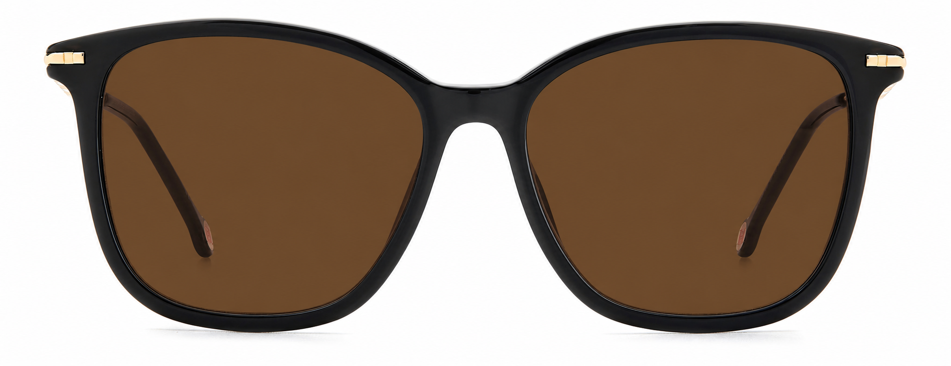 Colour: Black - Custom Polarised - Brown solid tint