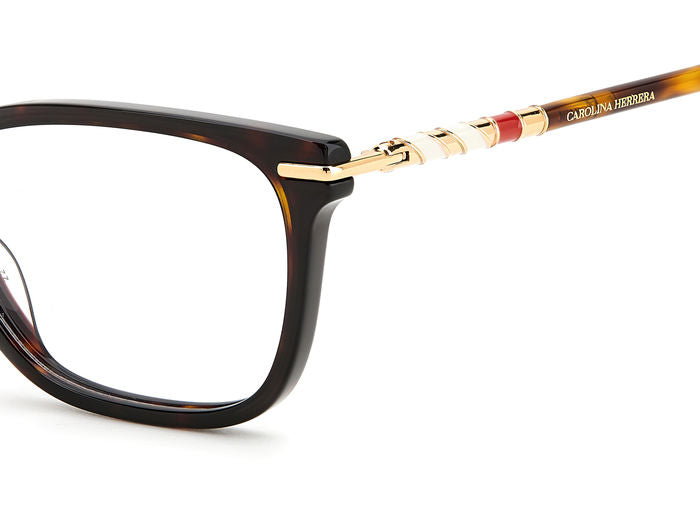 Carolina Herrera HER 0097 Havana detail view 1