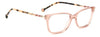 Carolina Herrera HER 0097 Peach Havana angled view showing temples