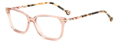 Carolina Herrera HER 0097 Peach Havana alternate angled view