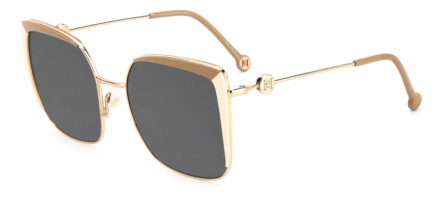 Colour: Beige Ivory - Custom Polarised - Grey solid tint