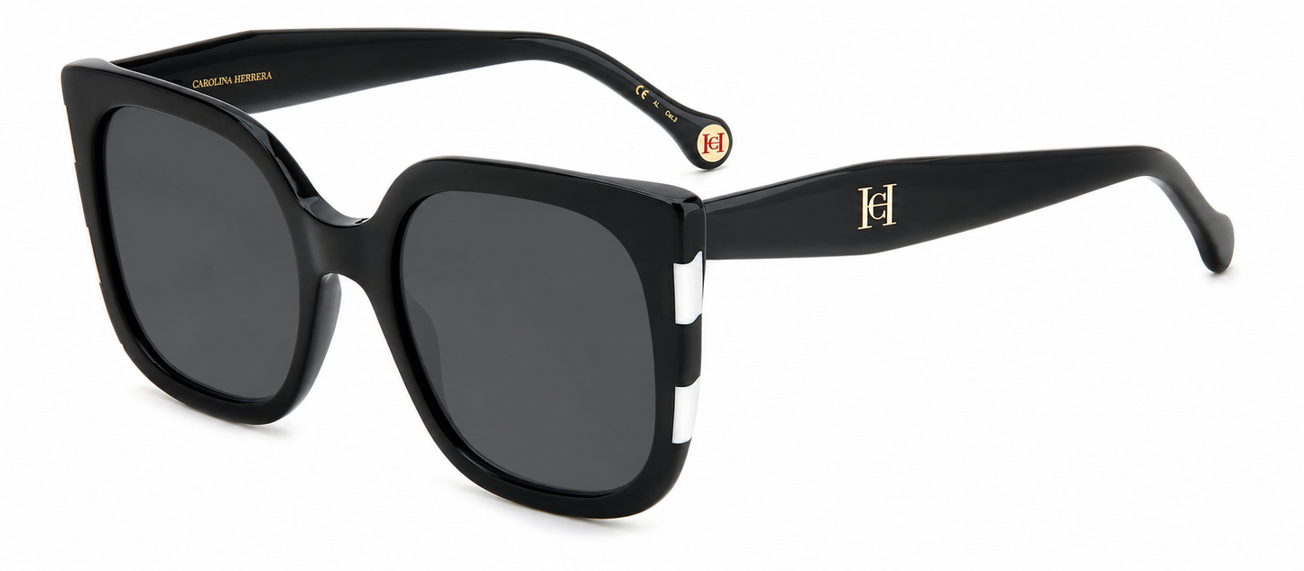 Colour: Black - Custom Polarised - Grey solid tint