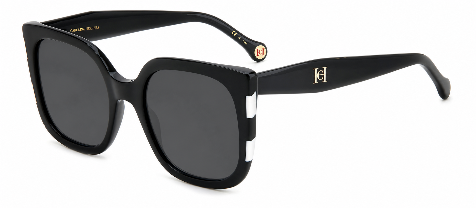 Colour: Black - Custom Polarised - Grey solid tint