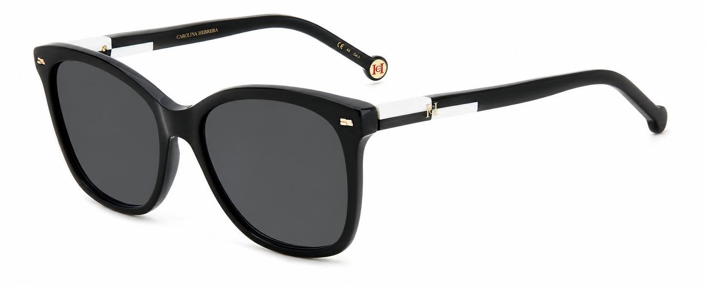 Colour: Black - Custom Polarised - Grey solid tint