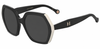 Colour: Black - Custom Polarised - Grey solid tint