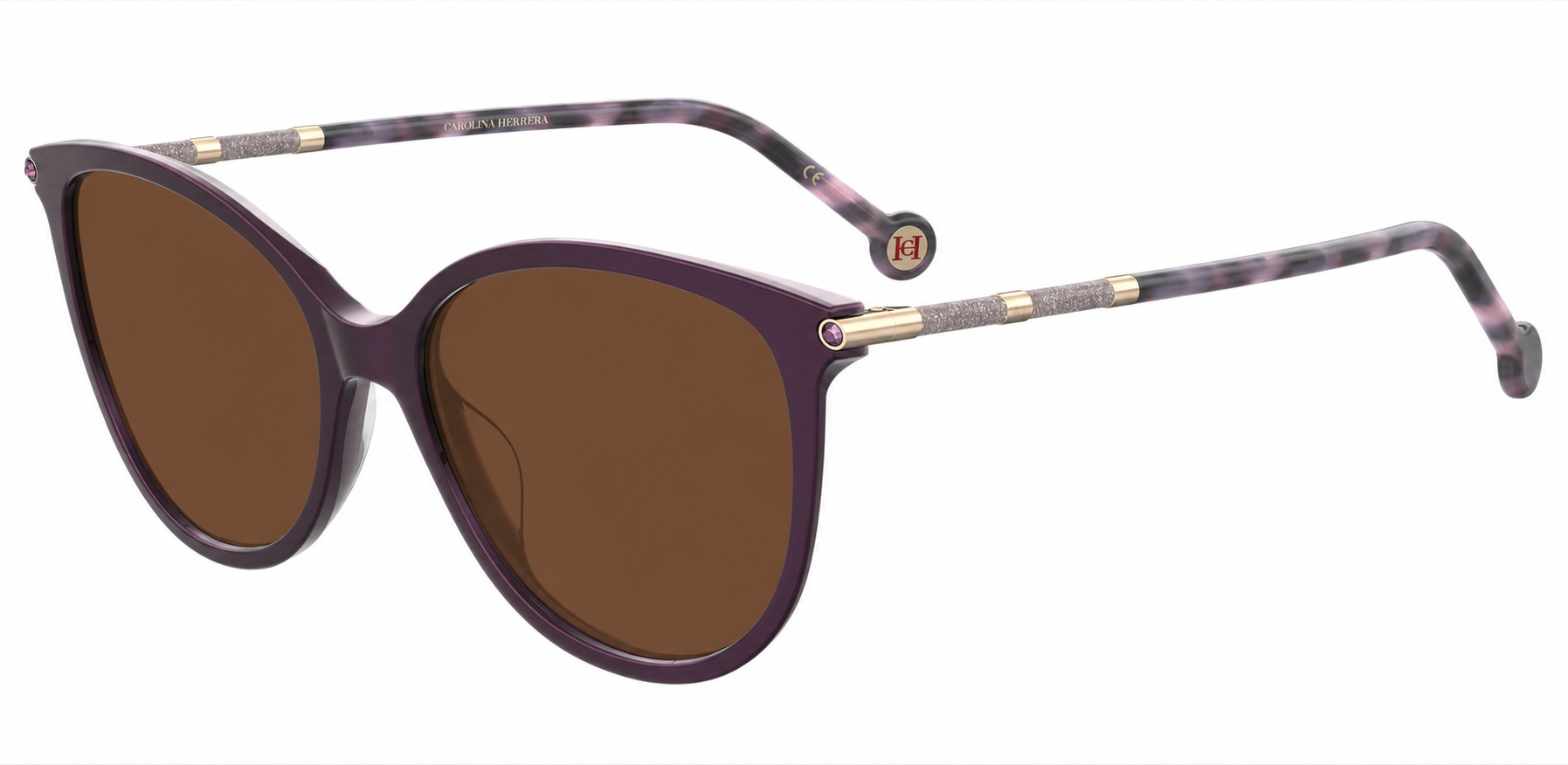 Colour: Plum Gold - Custom Polarised - Brown solid tint