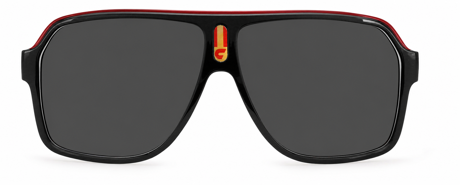 Colour: Black White - Custom Polarised - Grey solid tint