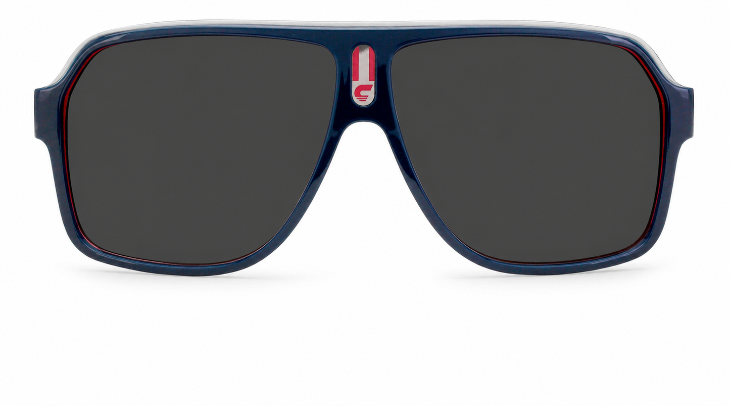 Colour: Blue Red - Custom Polarised - Grey solid tint