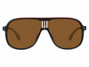 Colour: Black Gold - Custom Polarised - Brown solid tint