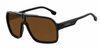 Colour: Matte Black - Custom Polarised - Brown solid tint